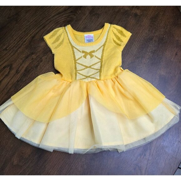 BELLE Disney Baby Girl Beauty and the Beast Belle Cosplay Dress, Sizes 18 Months - Picture 3 of 12